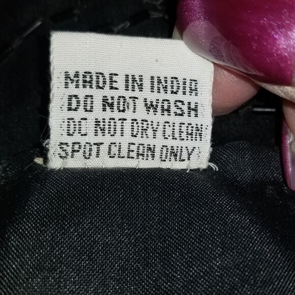 Holiday Party-Night Vogue Formal Black Silk Beaded Sequin Dress Knee Length Sz M - Picture 13 of 13